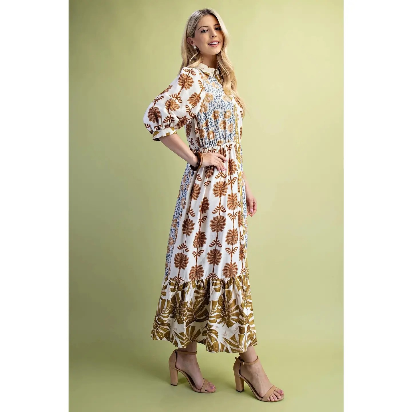 Fall Patchwork Dress