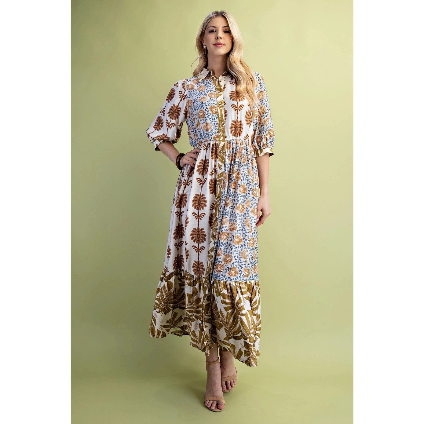 Fall Patchwork Dress