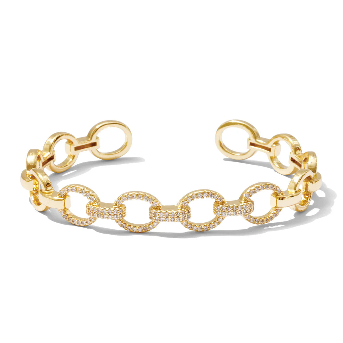 Pave' Link Cuff