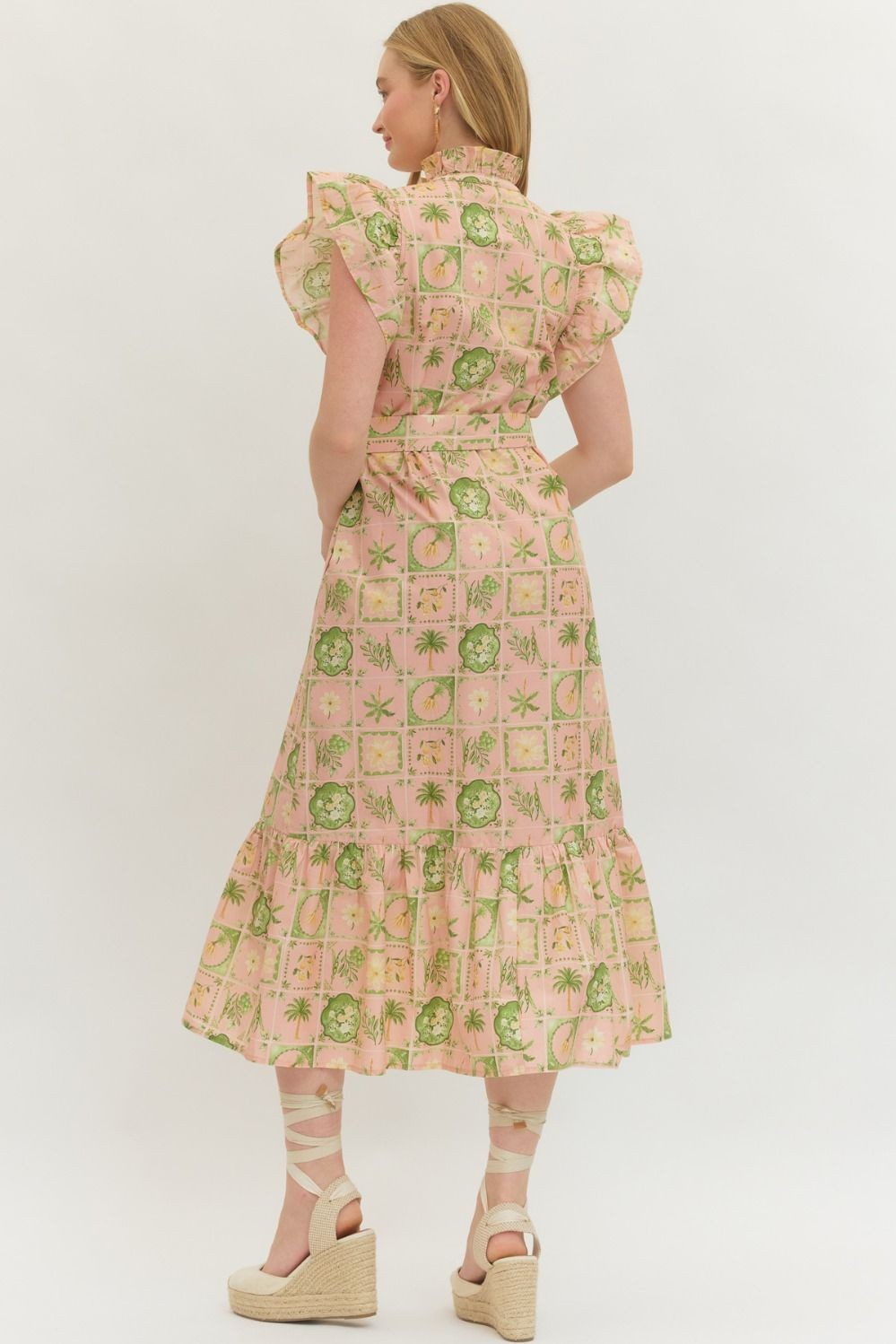 Spring Palms Dress