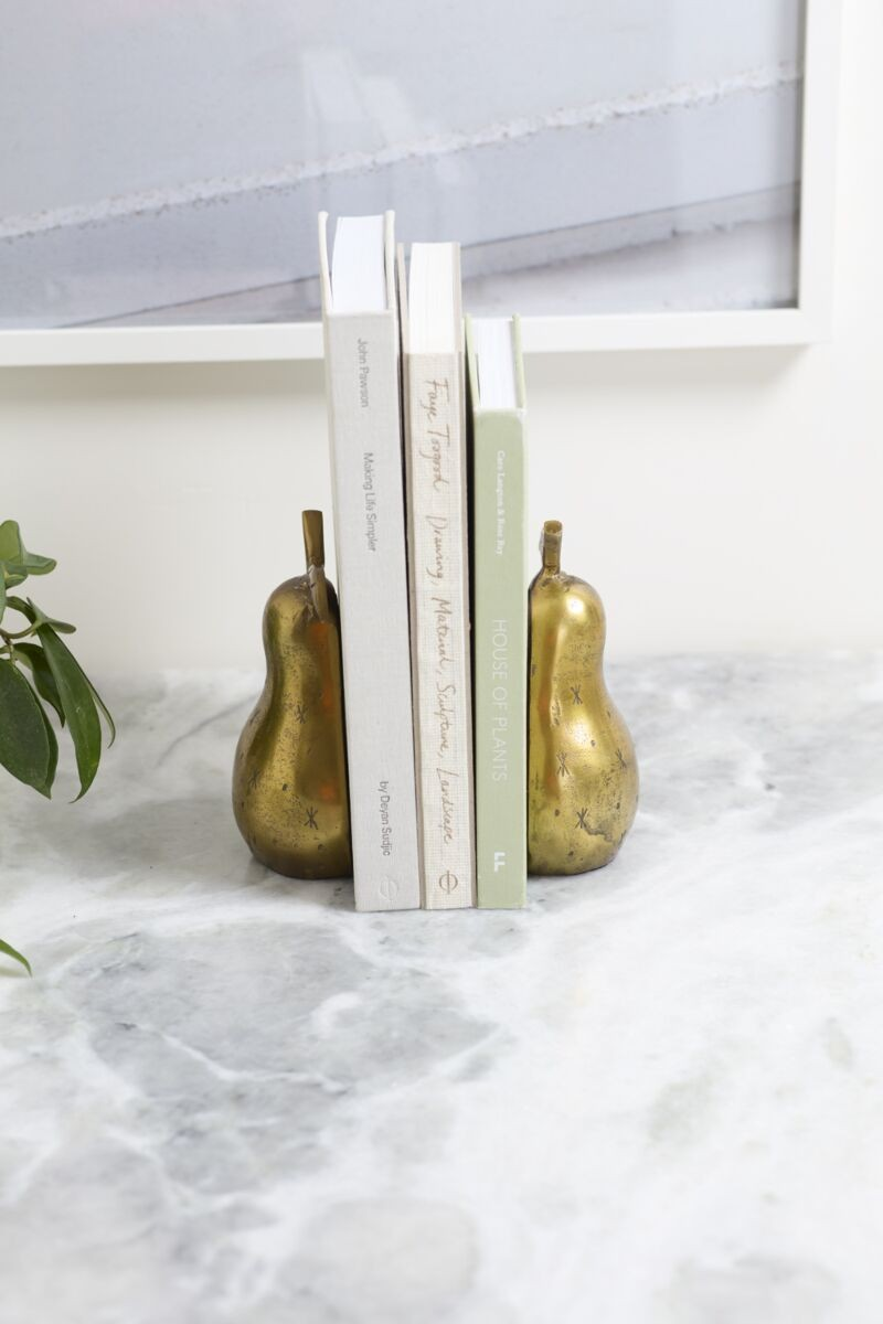 Golden Pear Bookends