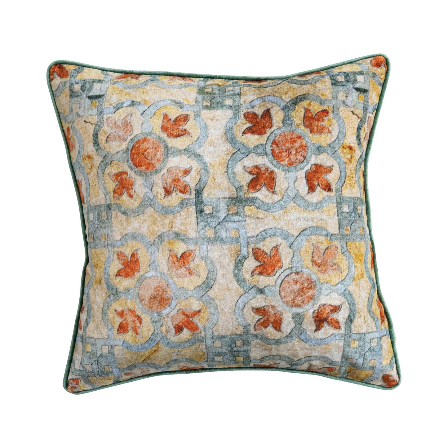 Garden Tile Pillow