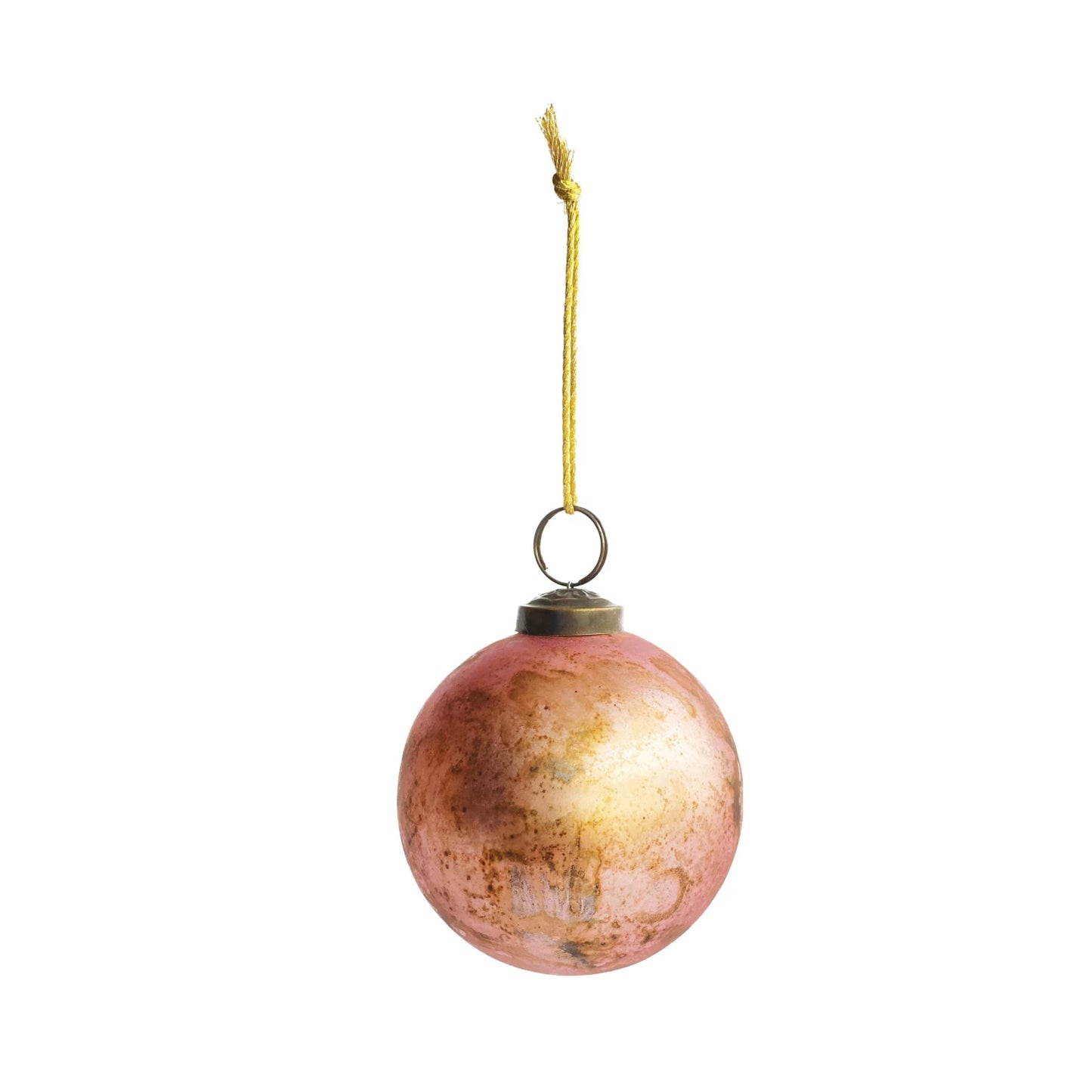 Distressed Pink Ornament