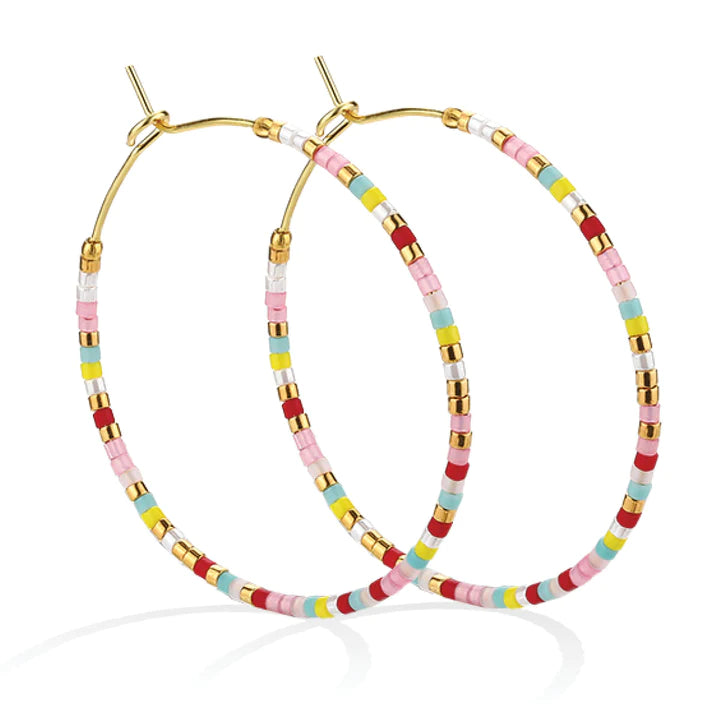 Beaded Hoop