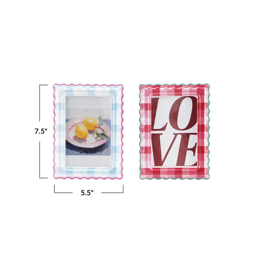 Plaid Picture Frame