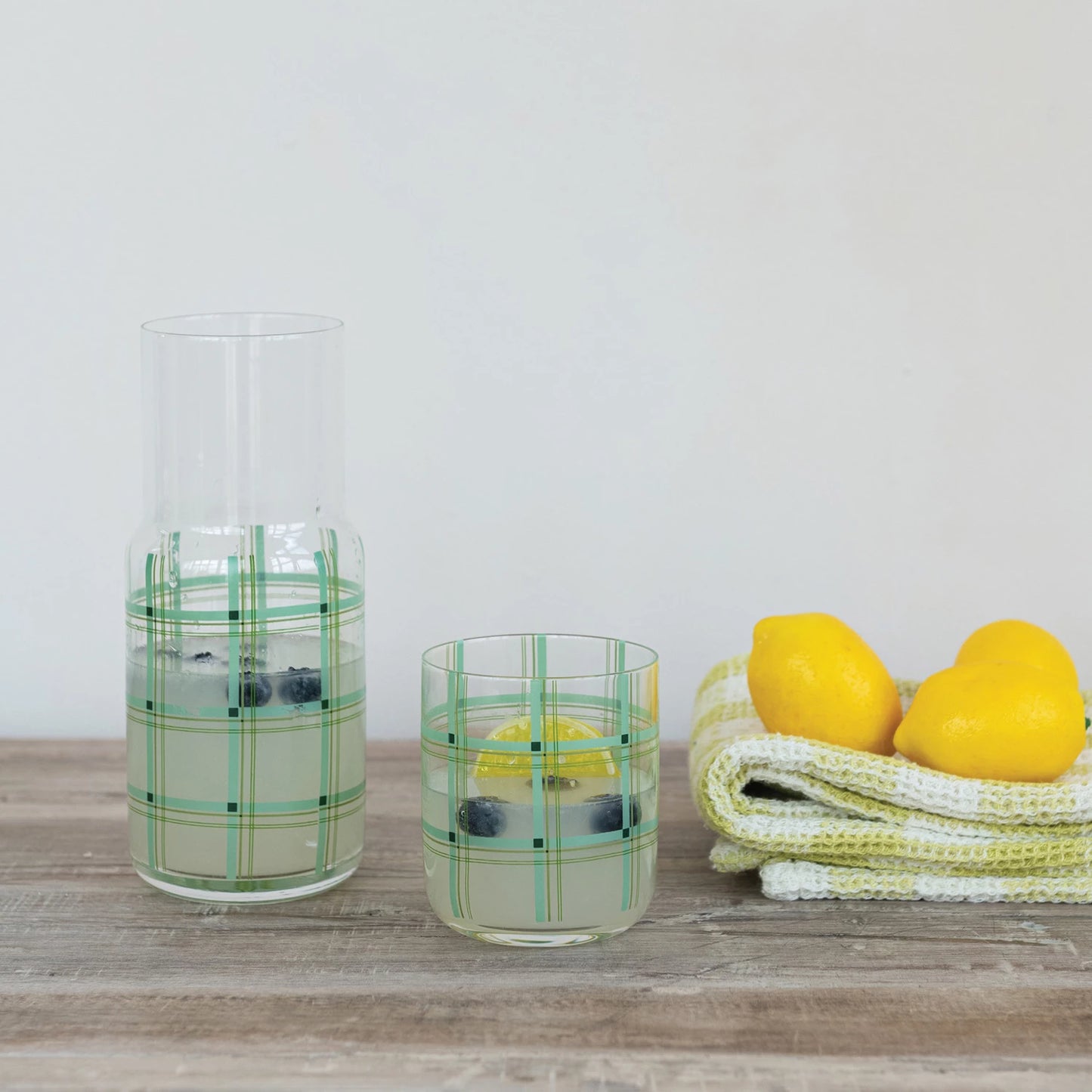 Glass Carafe w/ Drinking Glass