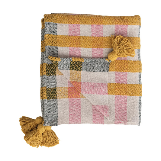 Plaid Throw Blanket