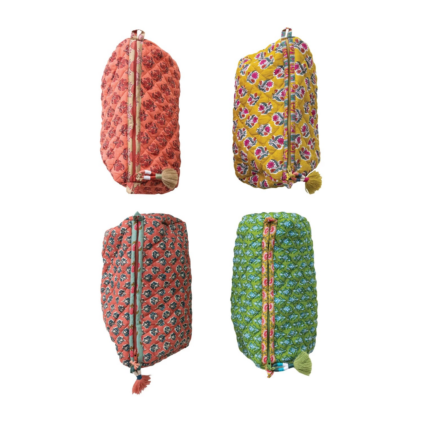 Quilted Cotton Pouch