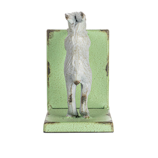 Iron Rabbit Bookends