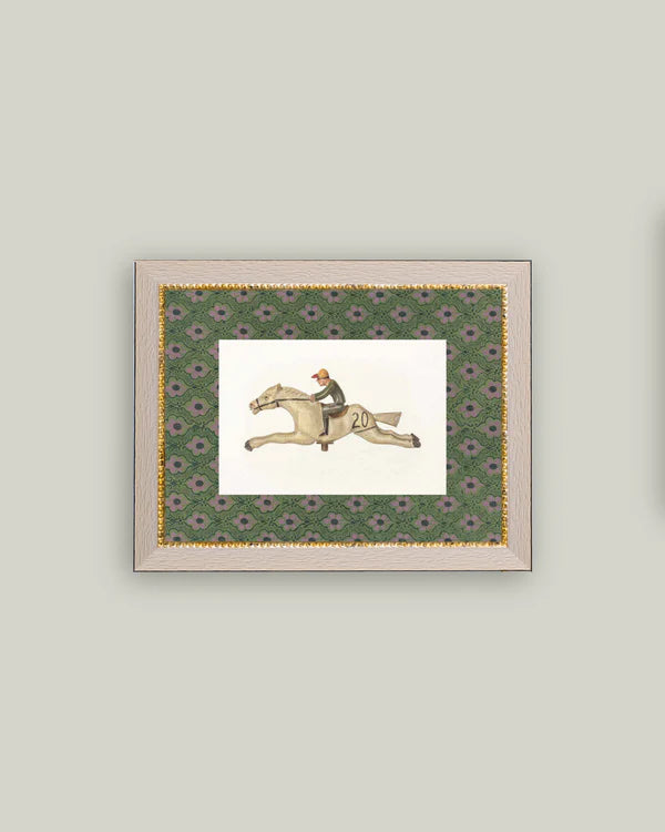 Toy Race Horse Horse Print