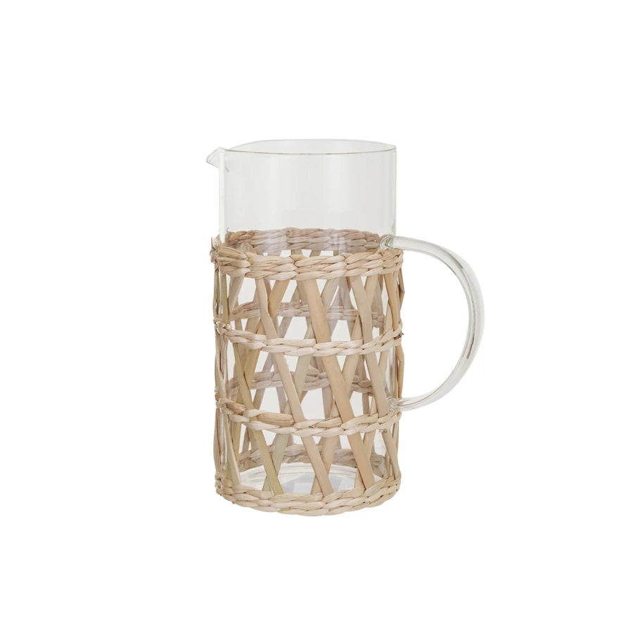 Rattan Pitcher