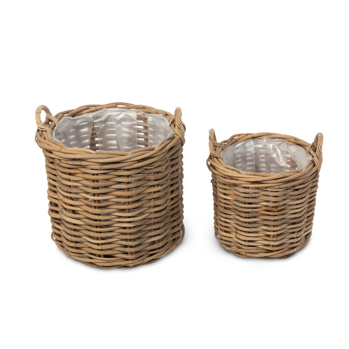 Woven Rattan Planter