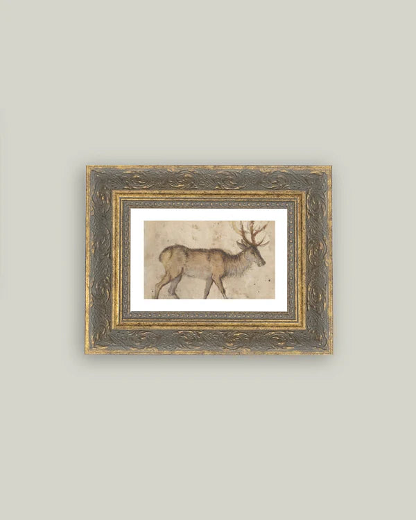 Vintage Reindeer Art