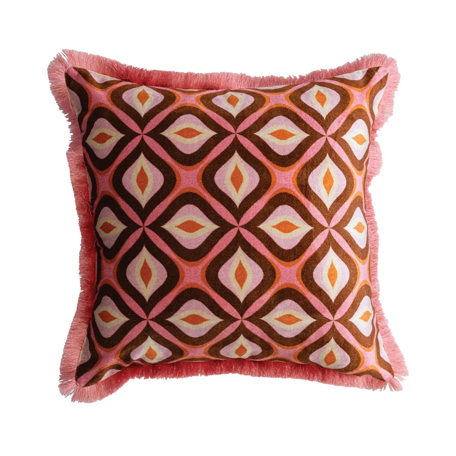 Velvet Ogee Pillow