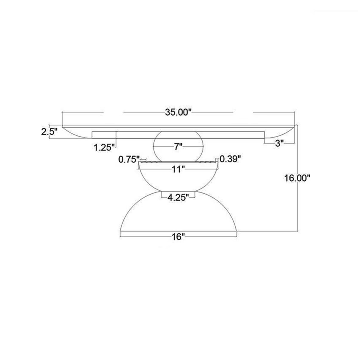 Cloudform Coffee Table