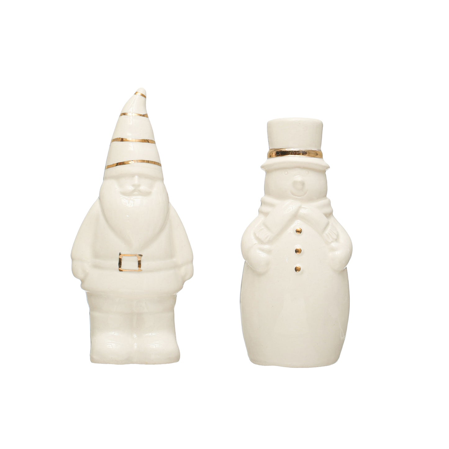 Snowman & Santa Salt & Pepper Shakers