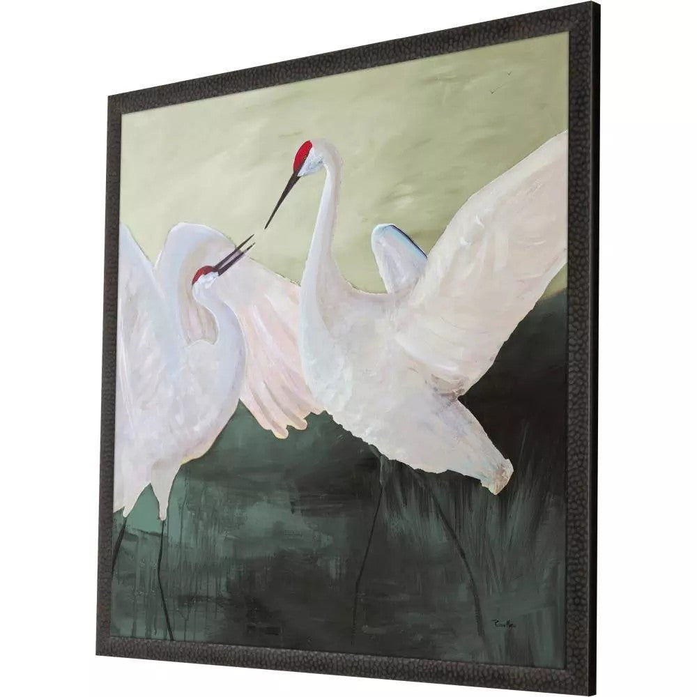 White Sandhill Cranes