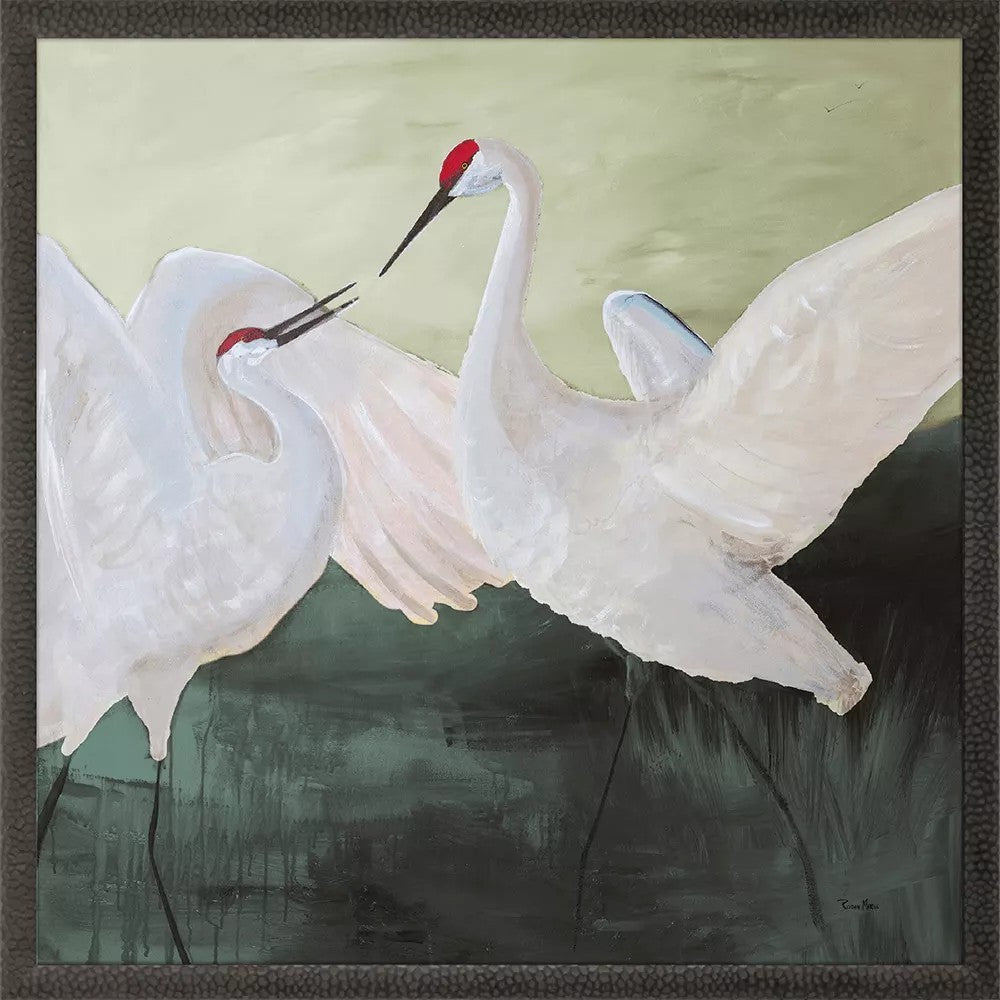 White Sandhill Cranes