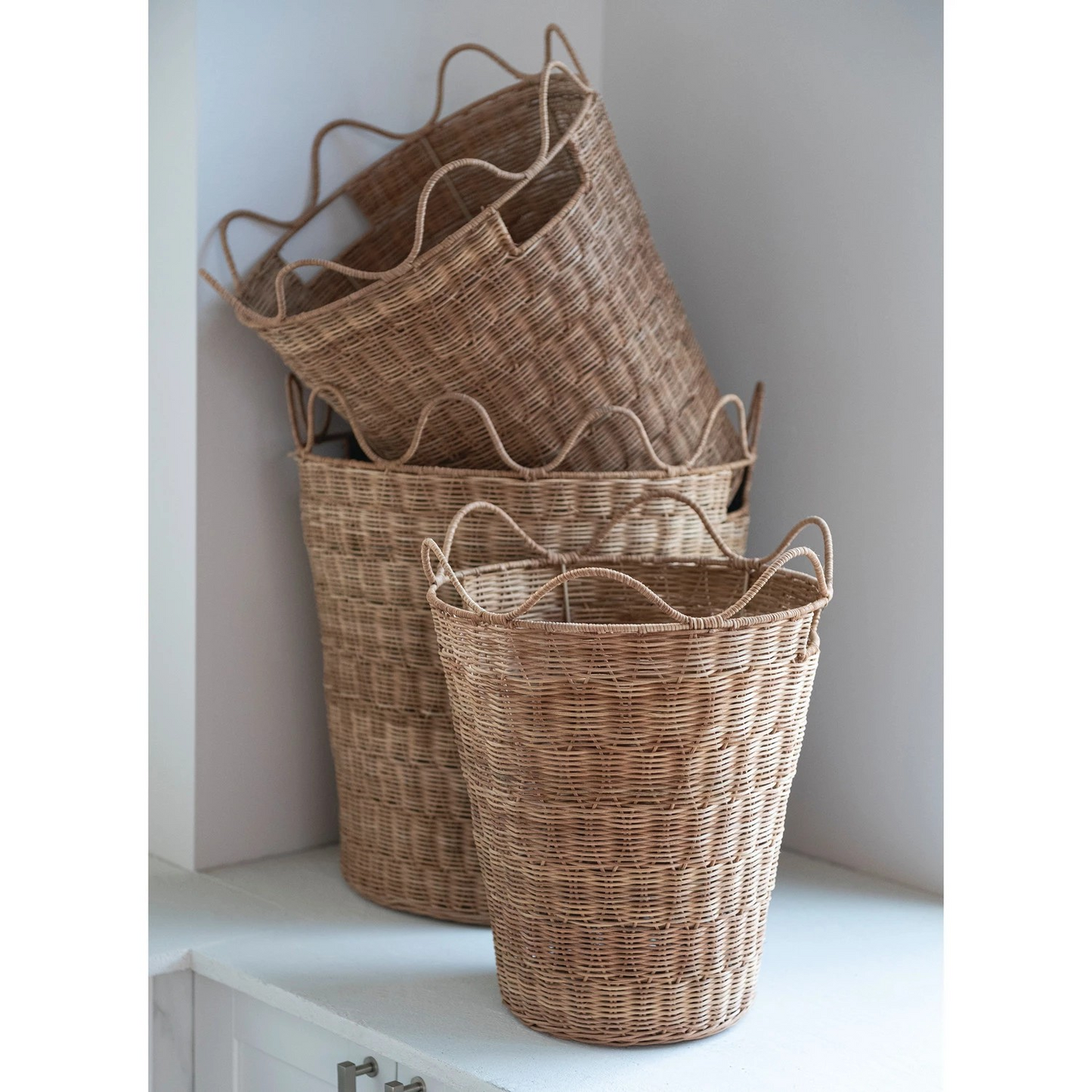 Scalloped Nesting Basket
