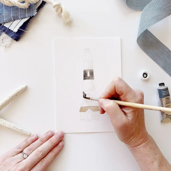 Paintable Seaside Notecards