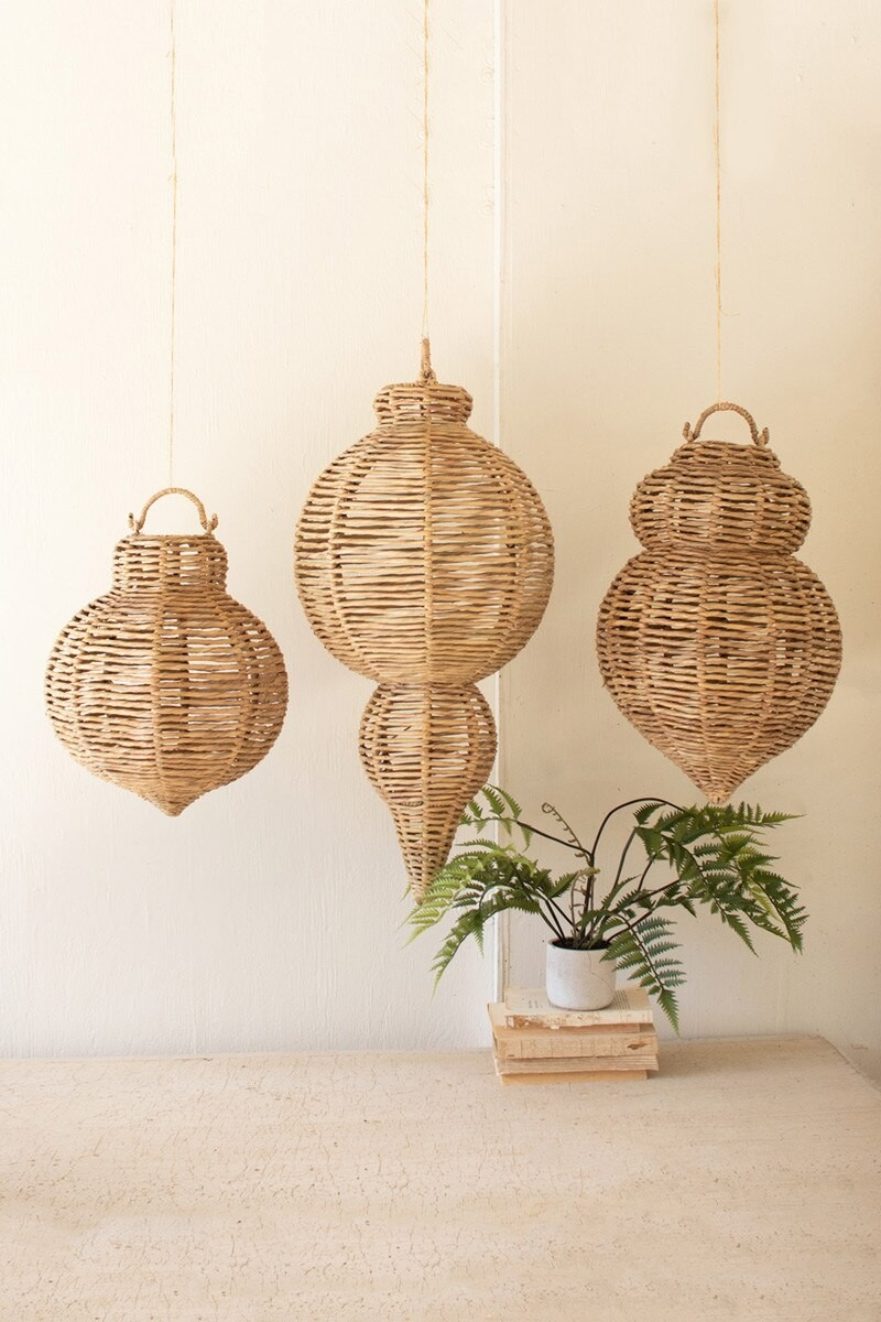 Large Scale Seagrass Christmas Ornaments