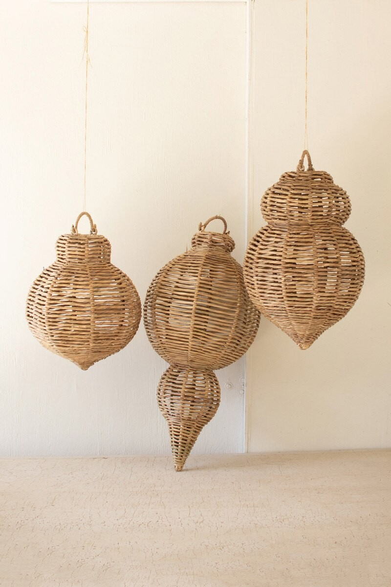 Large Scale Seagrass Christmas Ornaments