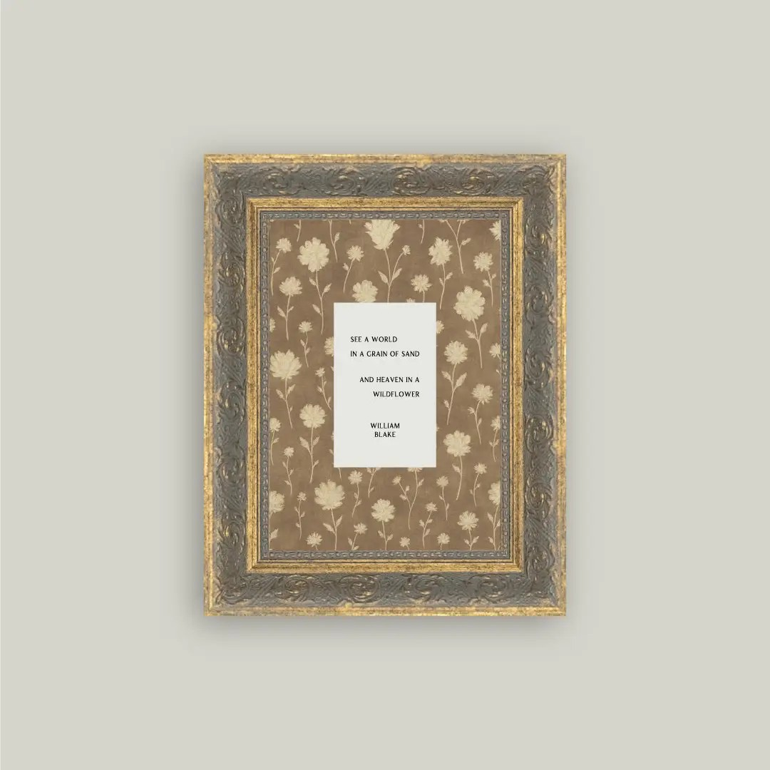 "See A World" Framed Art