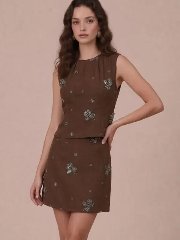 Brownstone Floral Set