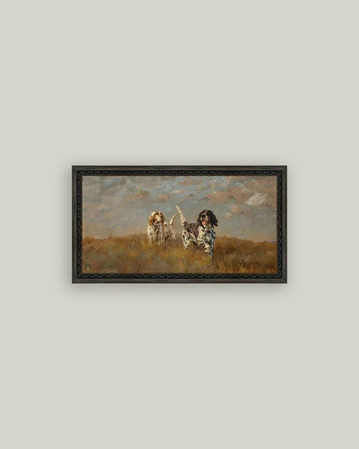 Two Hilltop Setters Portrait