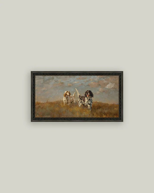 Two Hilltop Setters Portrait