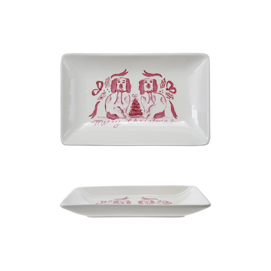 Pink Staffordshire Dish