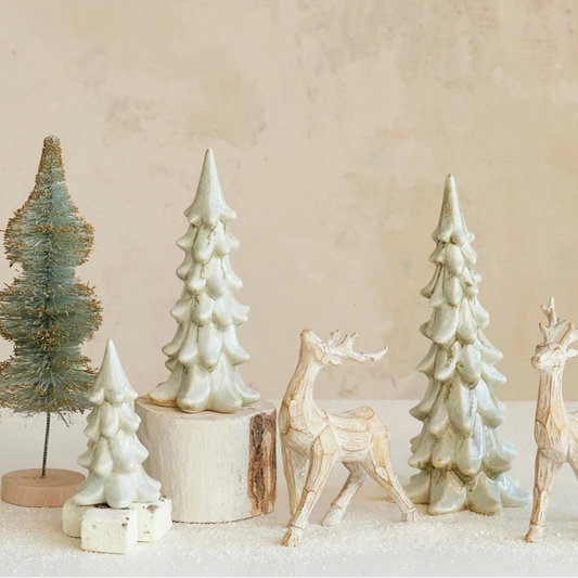 Light Green Stoneware Tree