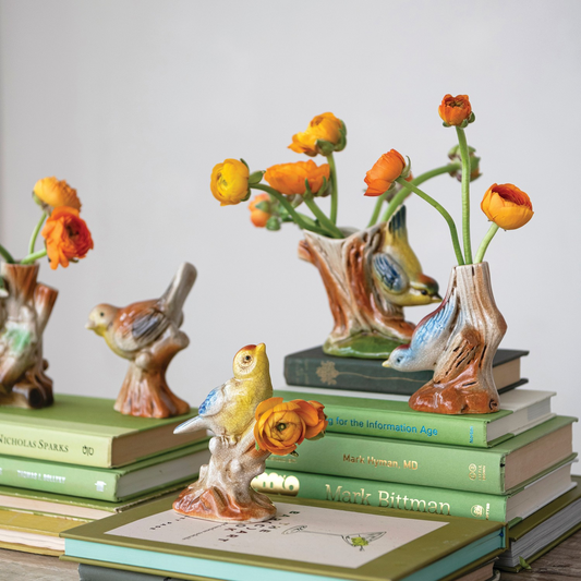 Hand-Painted Bird