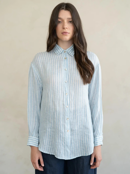 Linen Stripe Shirt