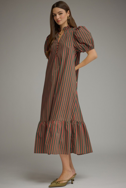 Hunter Striped Midi