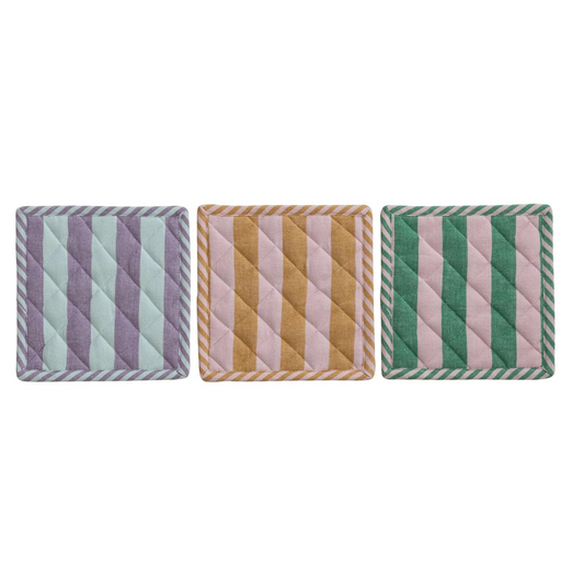 Striped Potholder