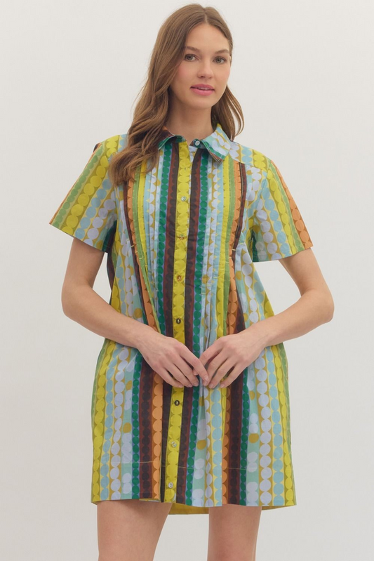 Citrus Grove Shift Dress