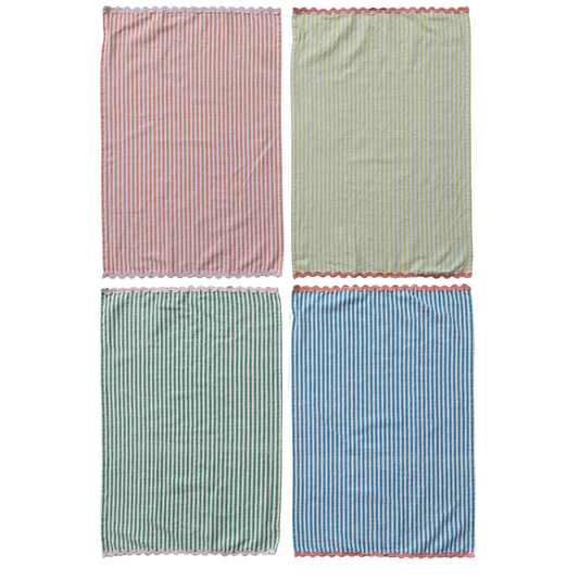 Cotton Stripe Tea Towel