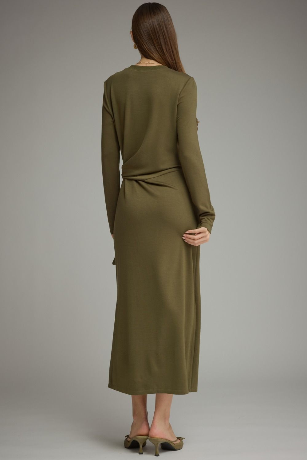 Olive Hour Midi Dress