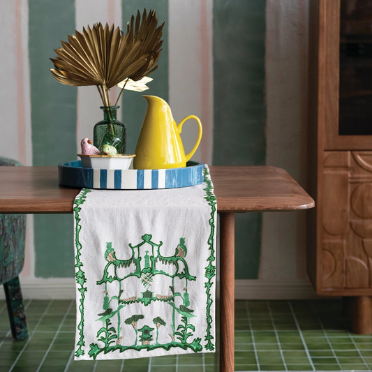 Pagoda Table Runner