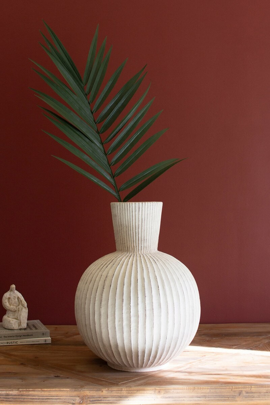 Fluted Bulb Vase