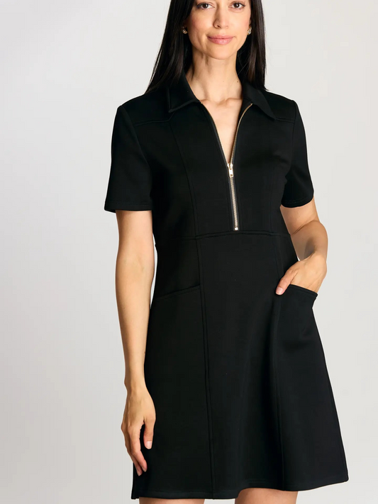 Ames Quarter Zip Dress