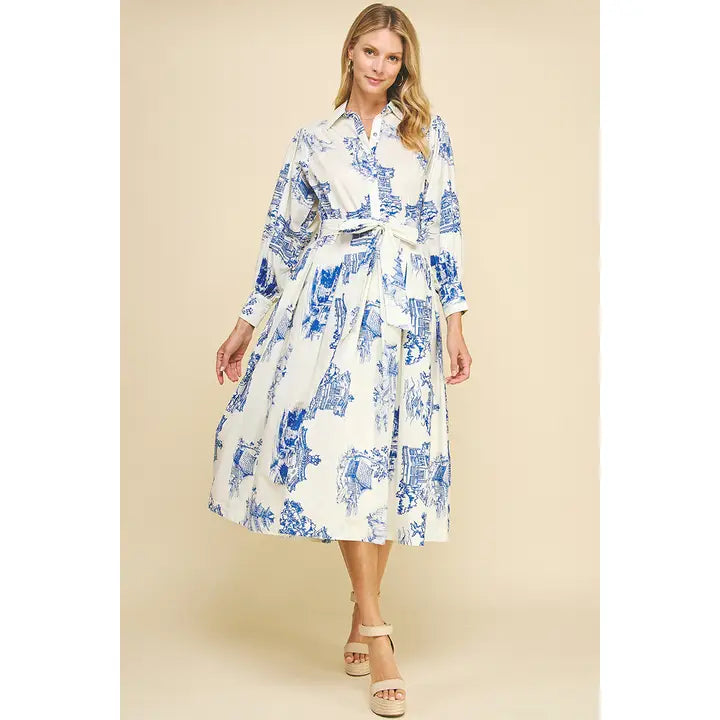 French Toile Dress