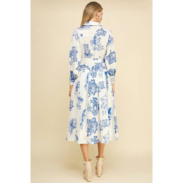 French Toile Dress