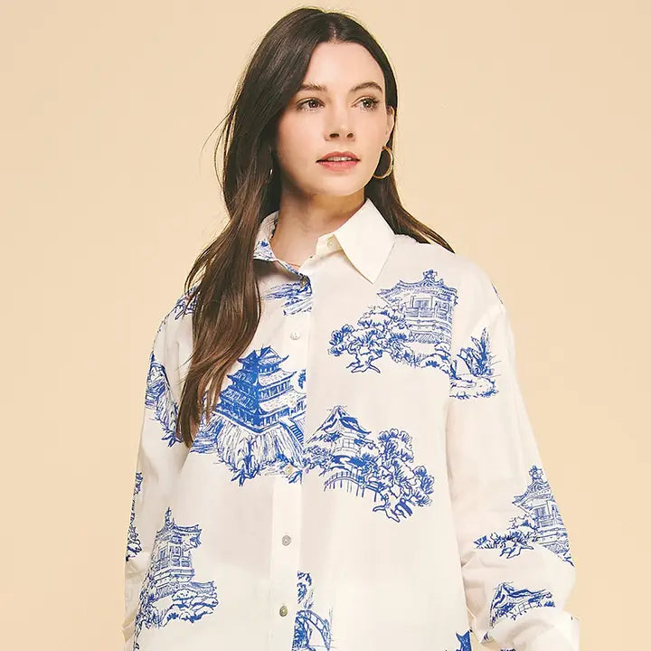 French Toile Shirt