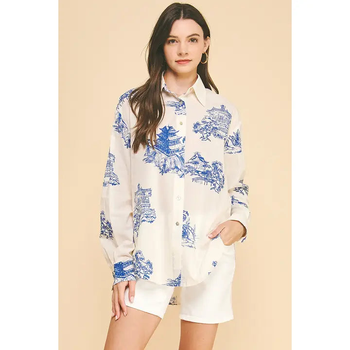 French Toile Shirt