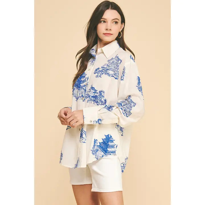 French Toile Shirt