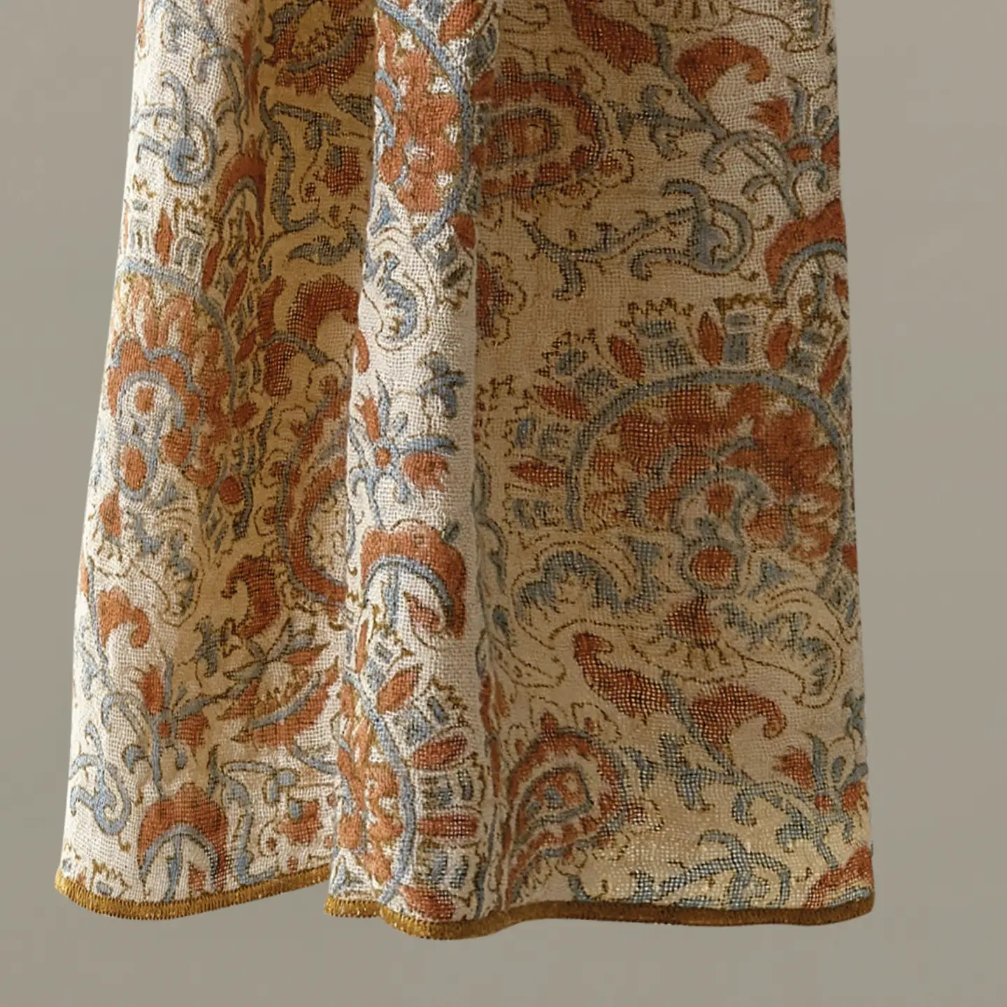 Fall Block Print Towel