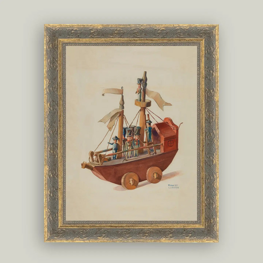 Toymaker Ship Framed Art