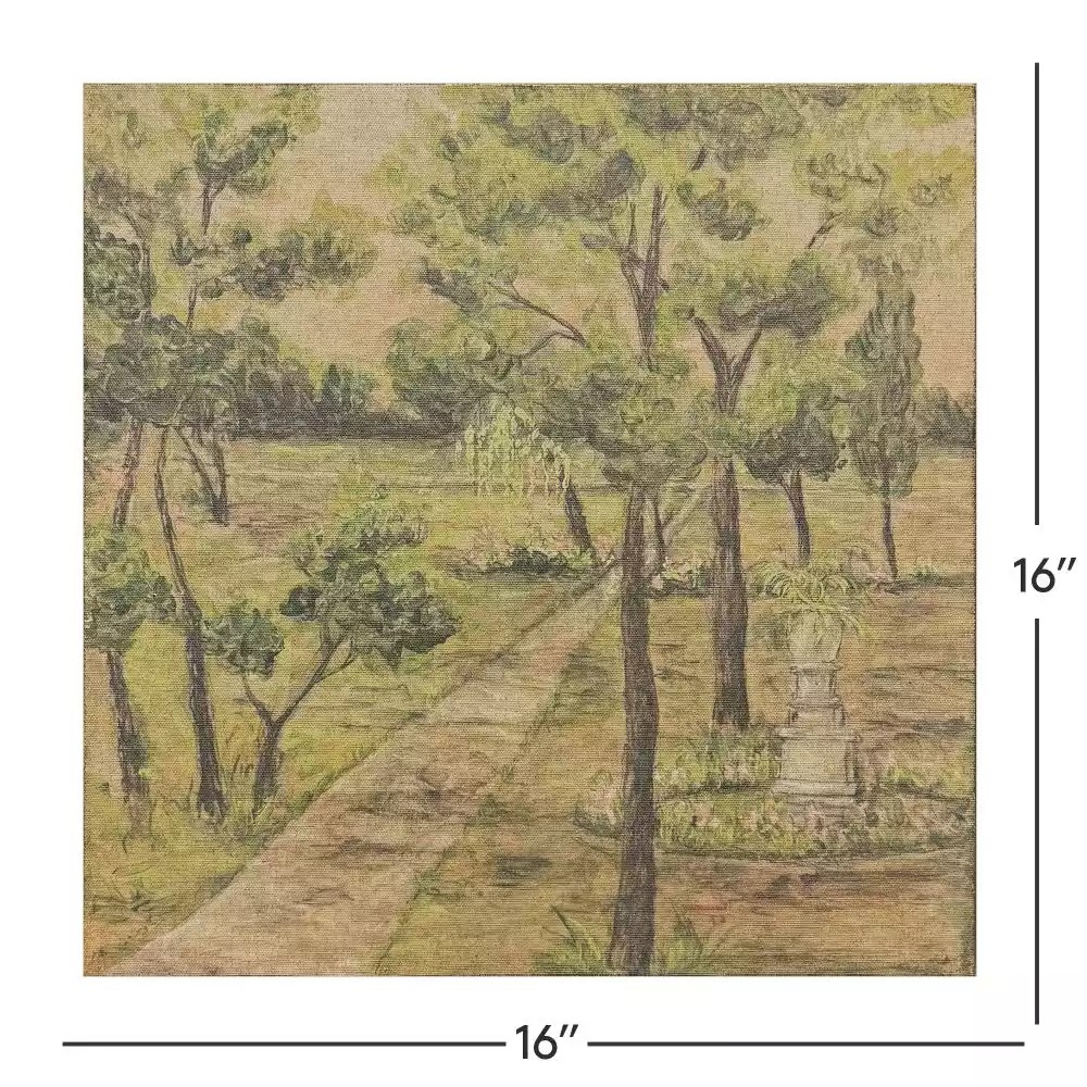 Trees on Linen Artwork